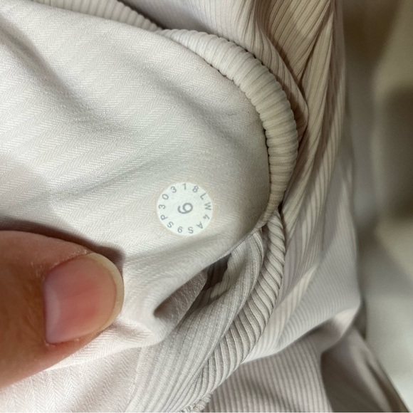 Lululemon‎ dance studio jacket full zip ivory casual womens size 6 - Picture 7 of 12